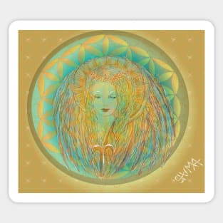 Angel child Aries Sticker